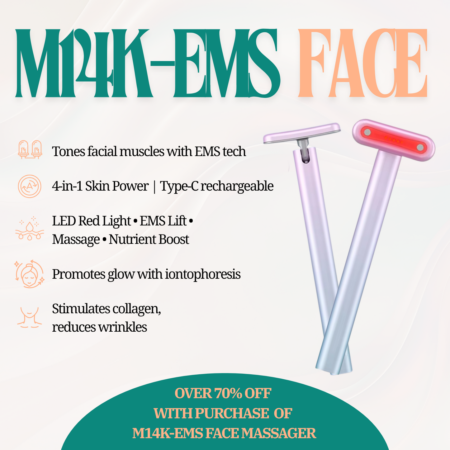M14K-EMS Face Massager